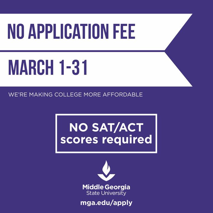 No Application Fees Through March